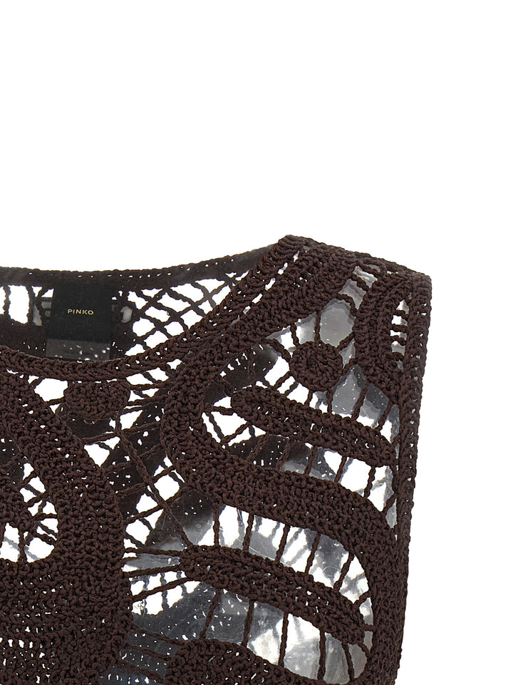 Pinko Eruzione Tops - Brown | dc60888cdaf15ebaf40836d43aefa374f8f71583