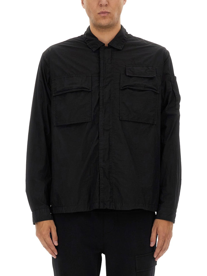 C.P. Company Shirts - Black | Wanan Luxury
