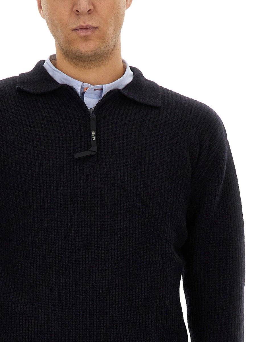 Aspesi Sweaters - Blue | Wanan Luxury