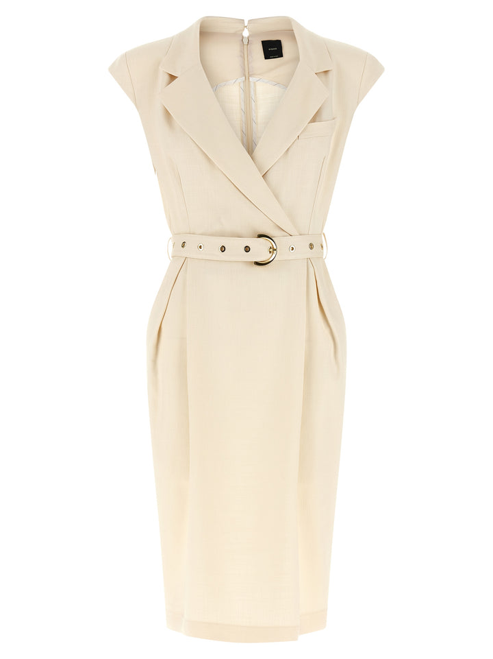 Pinko Amadine Dresses - White | 9107b4f01042d73d39579faee229d07cf2e6a4dd