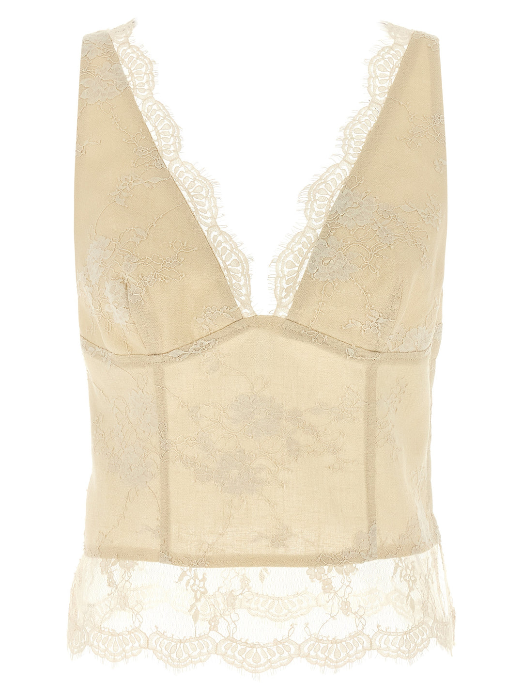 Pinko Janessa Tops - Beige | 09108dbbde68a306d2a80f6a10bfeb47d3ce30cd