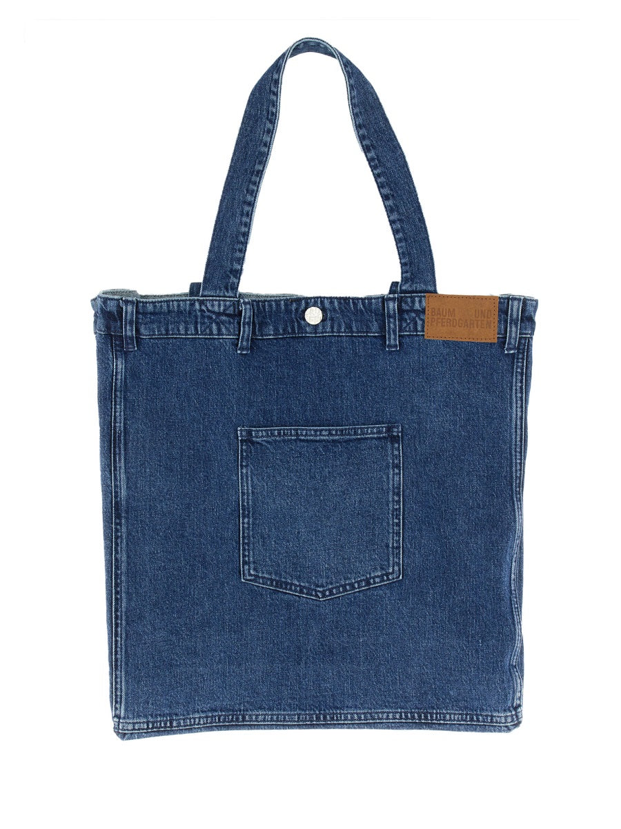 Baum Und Pferdgarten Hand Bags - Blue | Wanan Luxury