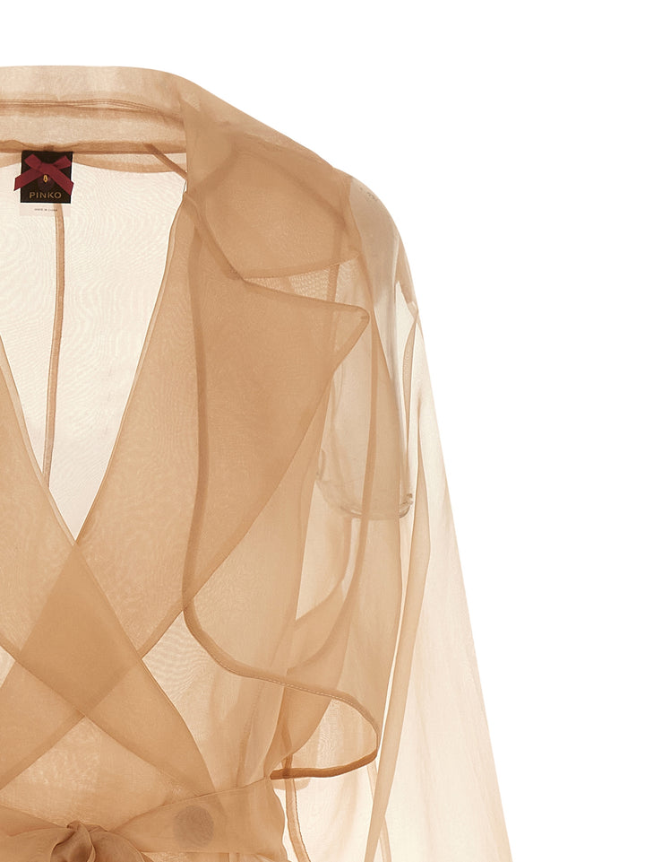 Pinko Cocco Coats and Trench Coats - Pink | b061e699c312b70c638c96f9ceaa78a7dd11370e