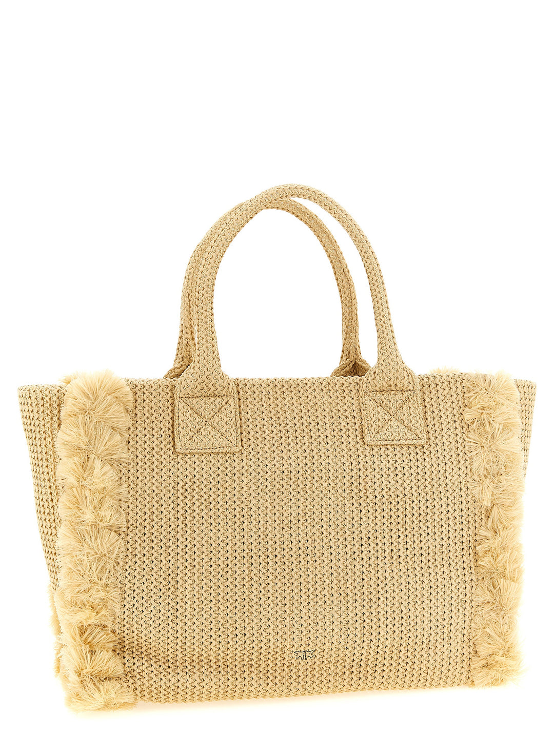 Pinko Beach Tote Bag - Beige | 3133e717159203ea462fbfe9e7678aa3d6f2fdc6