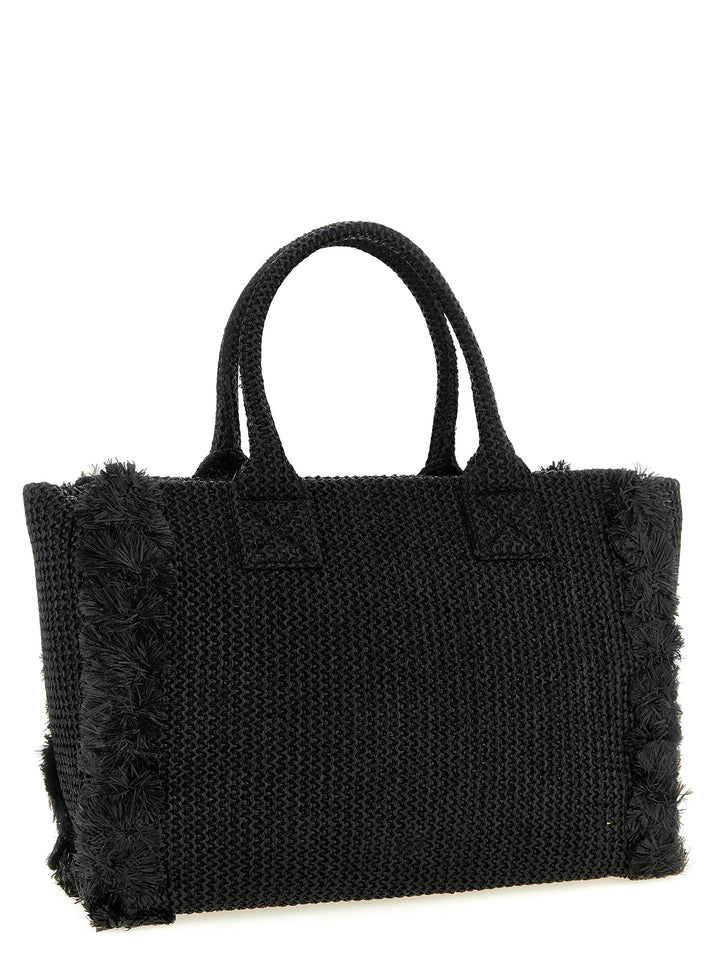 Pinko Beach Tote Bag - Black | fad9b930792039f5dc95768901aee91de7bf8b41