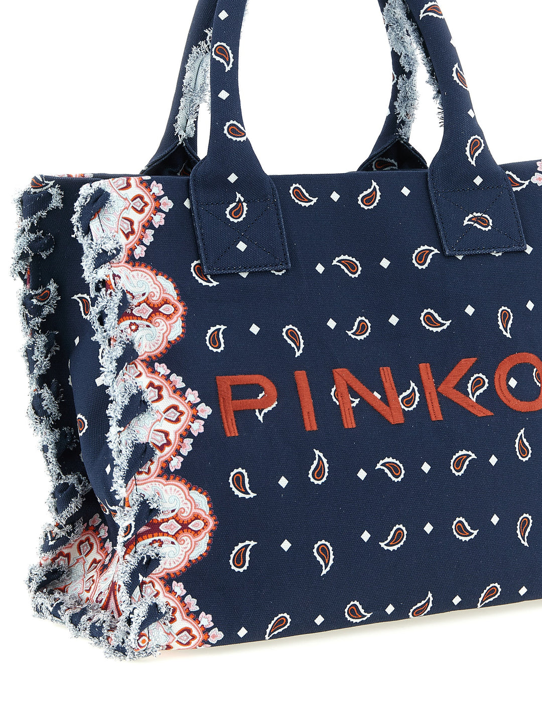 Pinko Beach Tote Bag - Blue | bdb731628b07d1051e49893f6e8d4c71eafbce1e