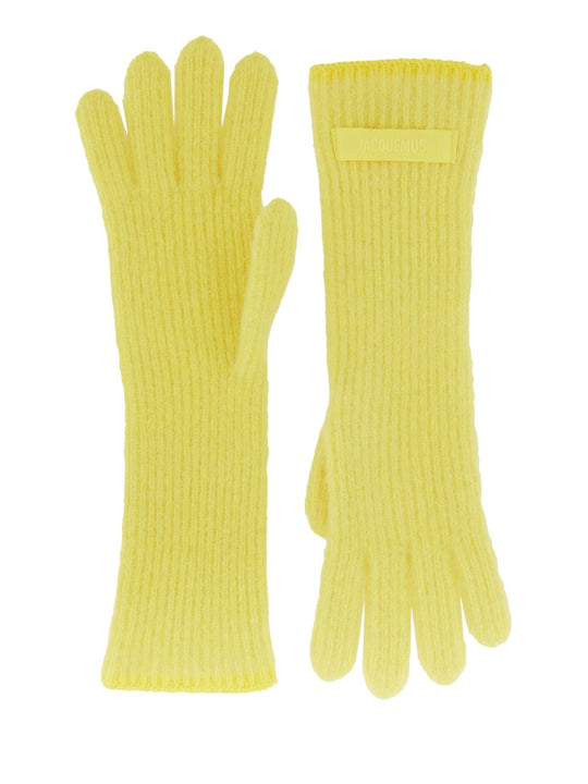 Grosgrain Logo Gloves