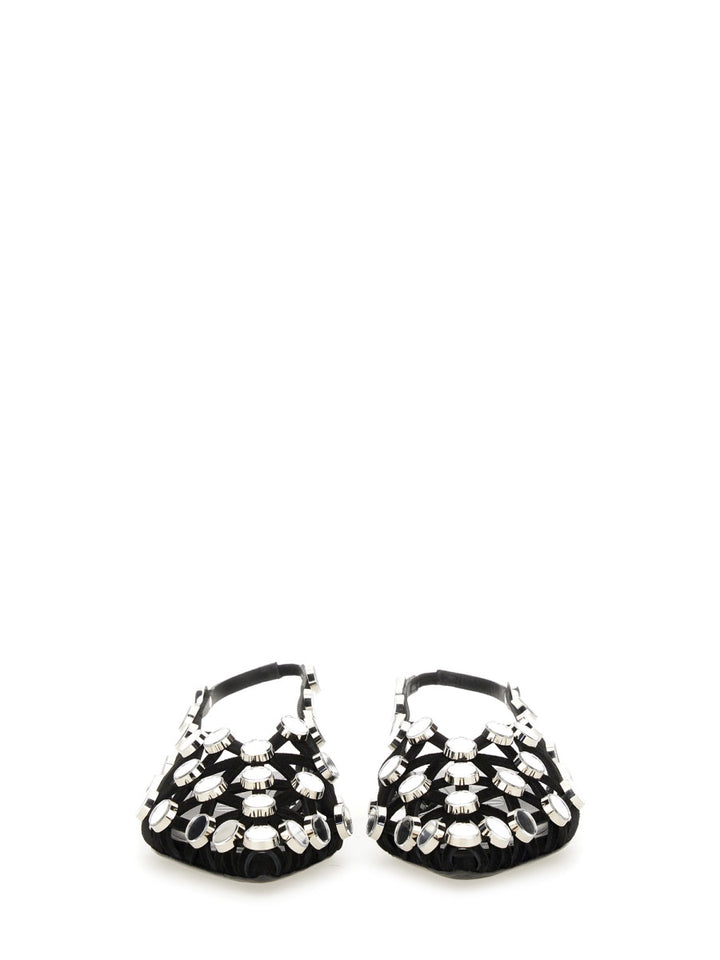 The Attico Flat Shoes - Black | Wanan Luxury