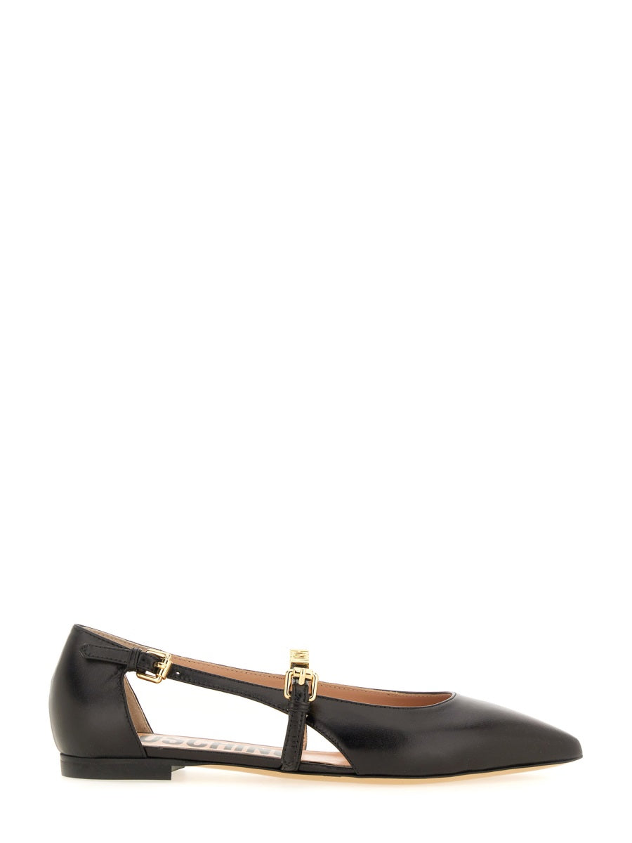 Moschino Flat Shoes - Black | Wanan Luxury