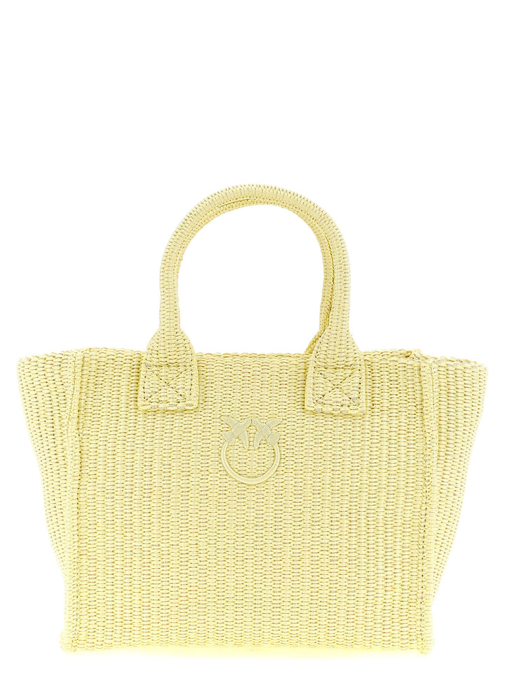 Pinko Beach Tote Bag - Yellow | 7ec4ab95b1604477a09a84d2b307fc9f94638a8b