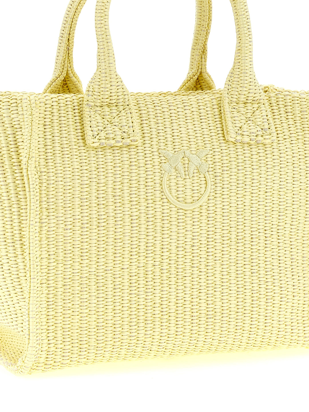 Pinko Beach Tote Bag - Yellow | 0a213f450437cb98c28bdfdf4e5dfcf762e66321