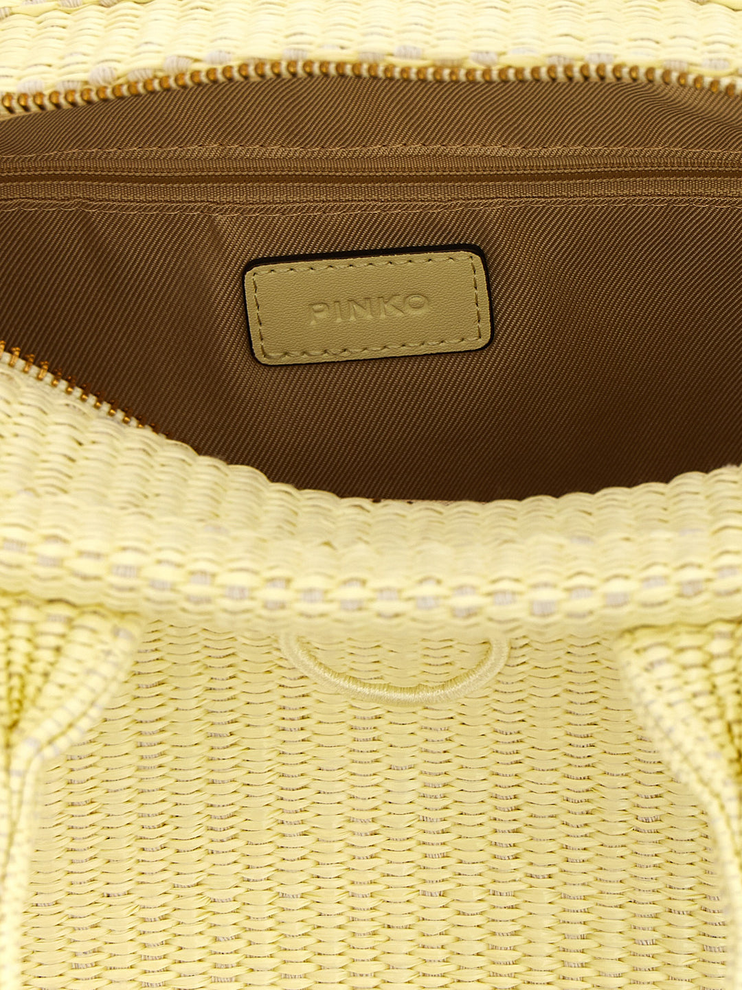 Pinko Beach Tote Bag - Yellow | 37da9a83c9f122f5481b6adb77ad2bfd3fa710ff