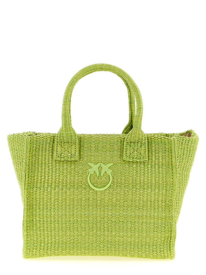 Pinko Beach Tote Bag - Green | 3ee811b07759b4335761b11c0e6053268197843b