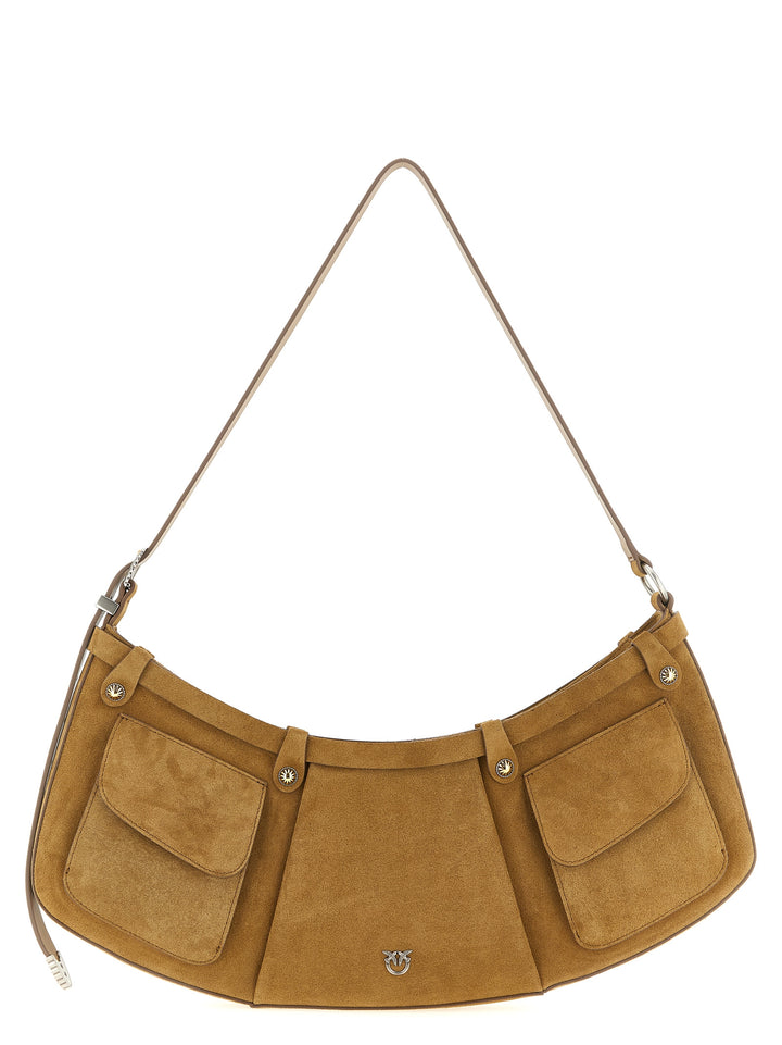 Pinko Pocket Body Shoulder Bags - Beige | 26e580ba78524762e3d0040638799a5572c1e656