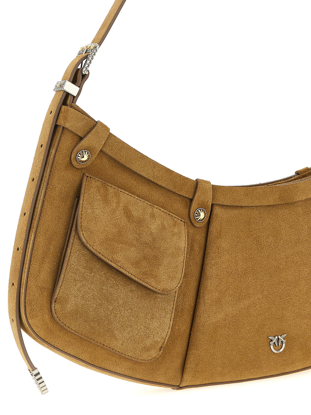 Pinko Pocket Body Shoulder Bags - Beige | 60082cdfeedfe24fc82a49cbd8a4890a0d125103