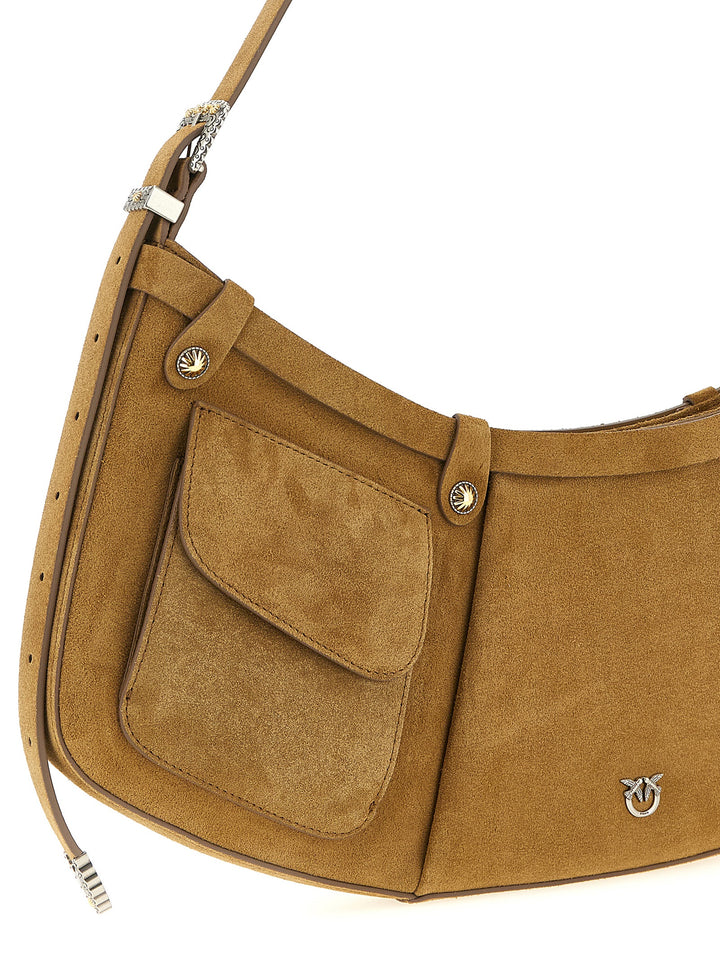 Pinko Pocket Body Shoulder Bags - Beige | 60082cdfeedfe24fc82a49cbd8a4890a0d125103