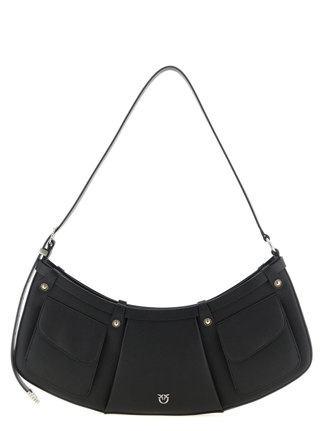Pinko Pocket Body Shoulder Bags - Black | 4773ca31f7e9a6f354da63d5eb15fd7f411cd376