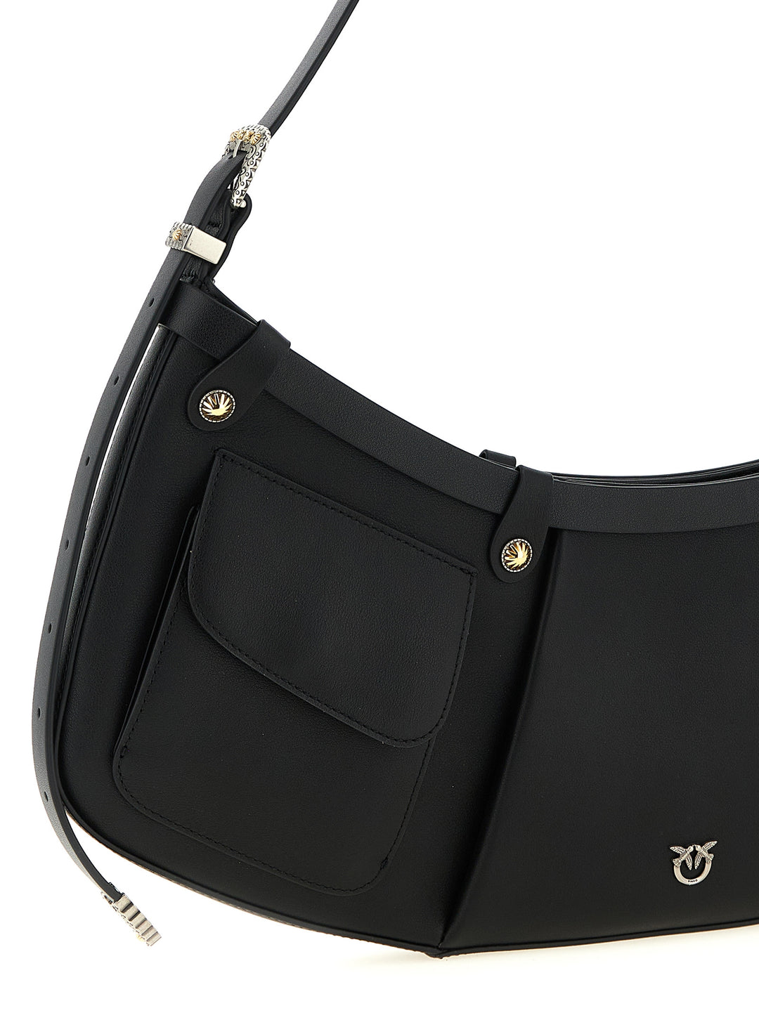 Pinko Pocket Body Shoulder Bags - Black | b5b78a22041bf2dfe363238ed379bddf9fde800f