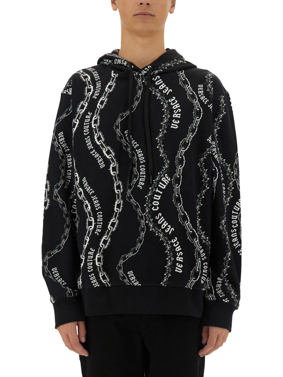 Versace Jeans Couture Sweatshirts - Black | Wanan Luxury