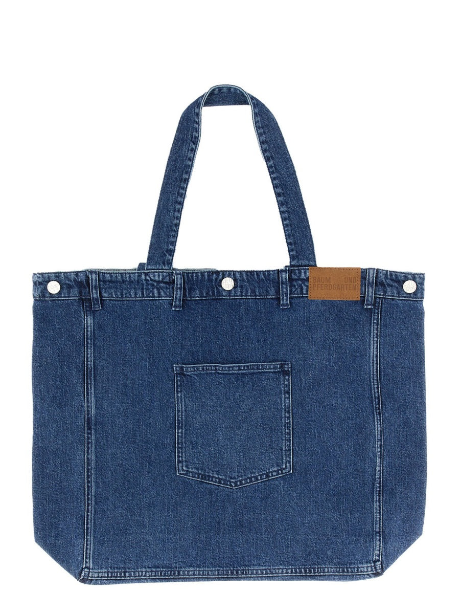Baum Und Pferdgarten Hand Bags - Blue | Wanan Luxury
