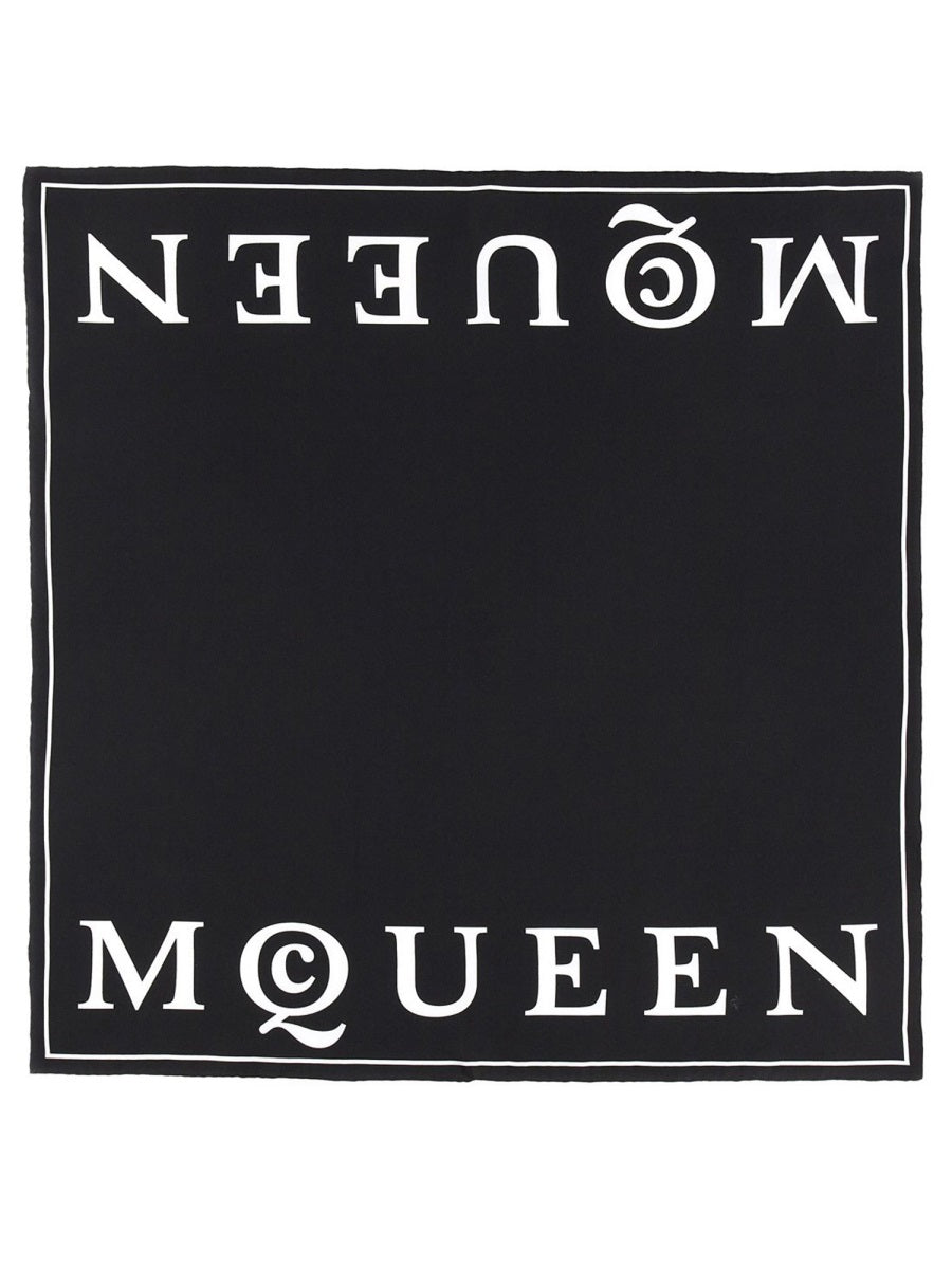 Alexander McQueen Scarves & Gloves - Black | Wanan Luxury