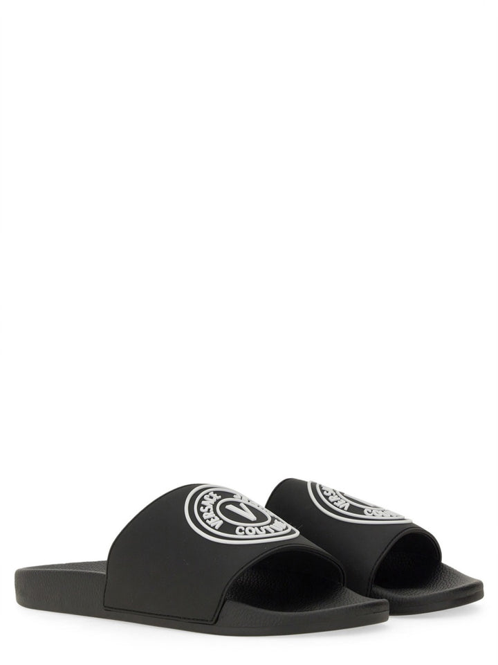 Versace Jeans Couture Sandals - Black | Wanan Luxury