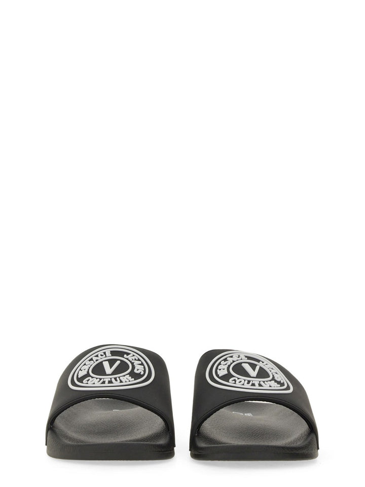 Versace Jeans Couture Sandals - Black | Wanan Luxury