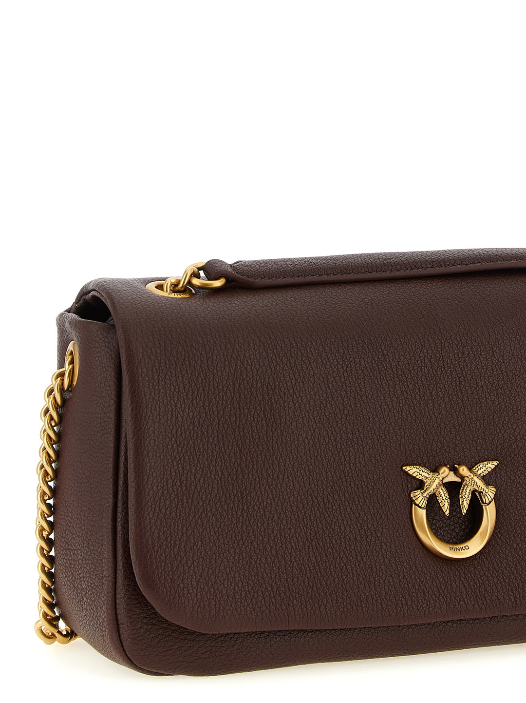 Pinko Love Birds Shoulder Bags - Brown | eb9af635f8be9776ce47d42a78e0b1dba6de235a