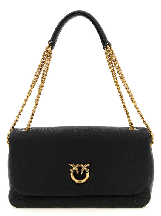 Love Birds Shoulder Bags Black