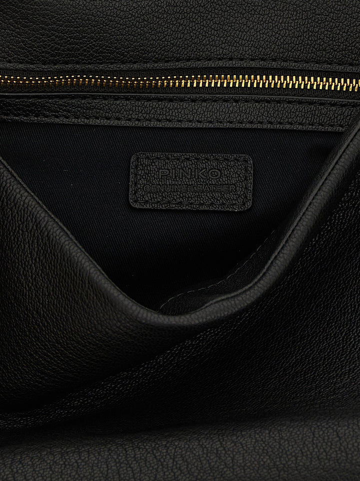 Pinko Love Birds Shoulder Bags - Black | bc18f8aee1e4898366665a8796a939e1111552f1