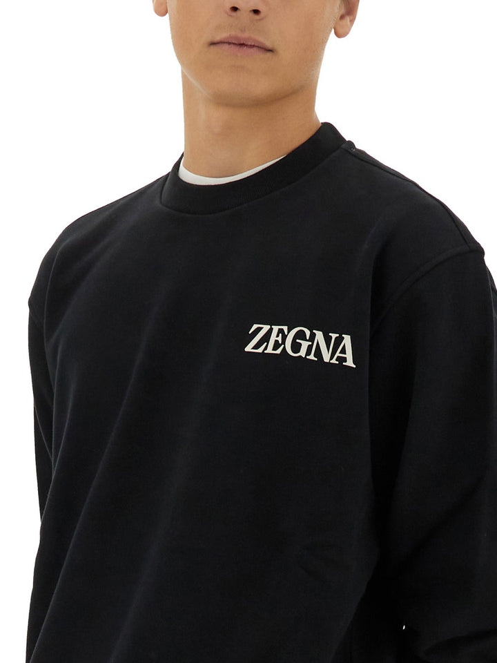 Zegna Sweatshirts - Black | Wanan Luxury