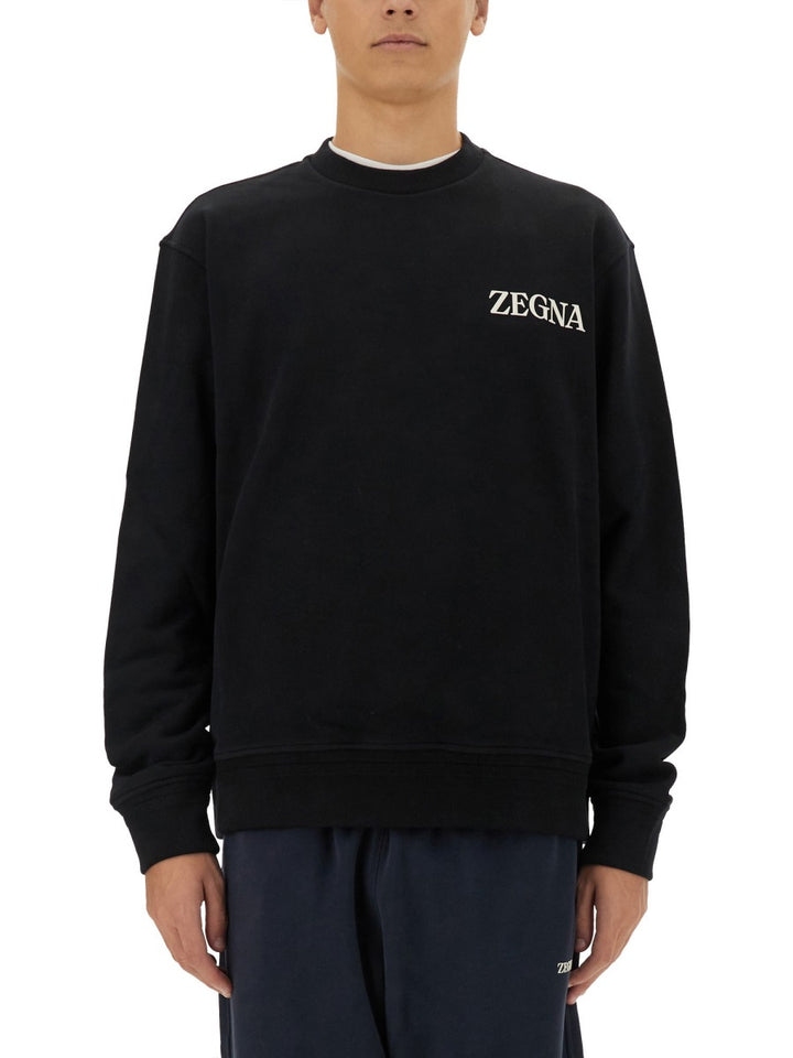 Zegna Sweatshirts - Black | Wanan Luxury