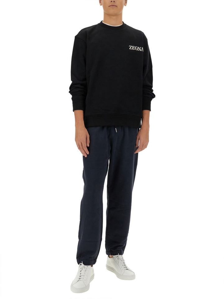 Zegna Sweatshirts - Black | Wanan Luxury