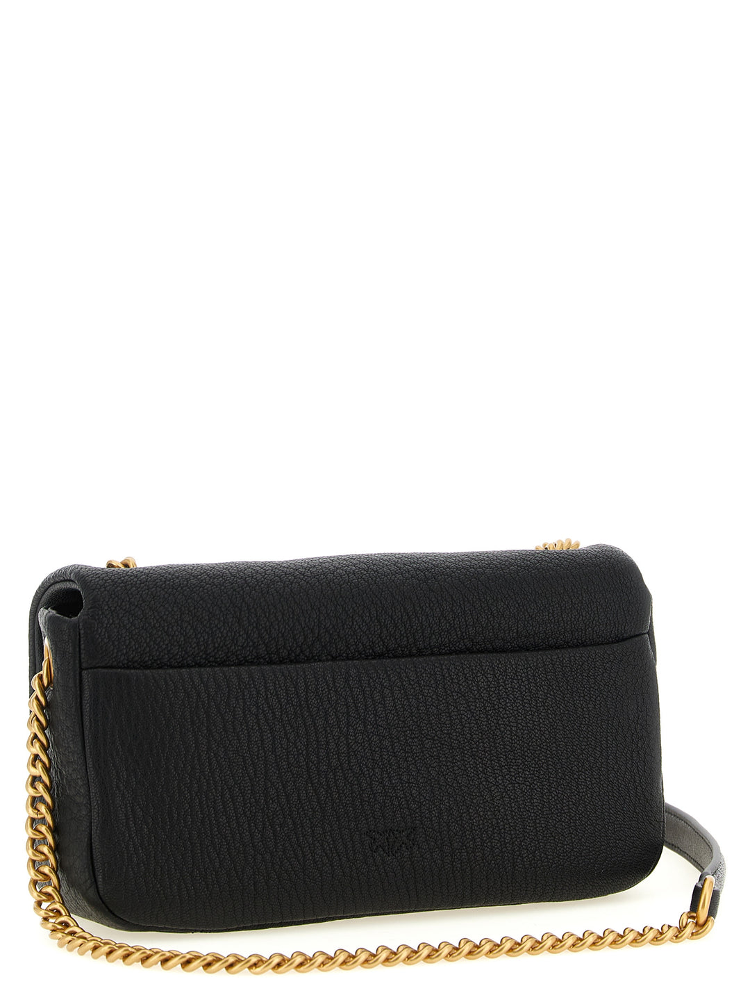 Pinko Love Birds Shoulder Bags - Black | 9b6ecc51aa248ee539836e72e1eff617663d2591