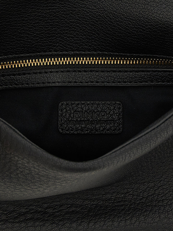 Pinko Love Birds Shoulder Bags - Black | 45207ec08225f0ba4355fea0832e0b38e1dfb0ad