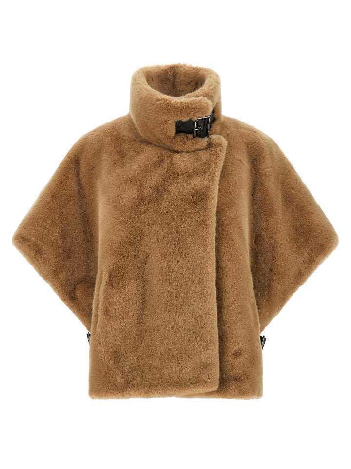 Pinko Cape Fur - Beige | 06d0554fda2c00cb90c6689ba0f383735435a5f9