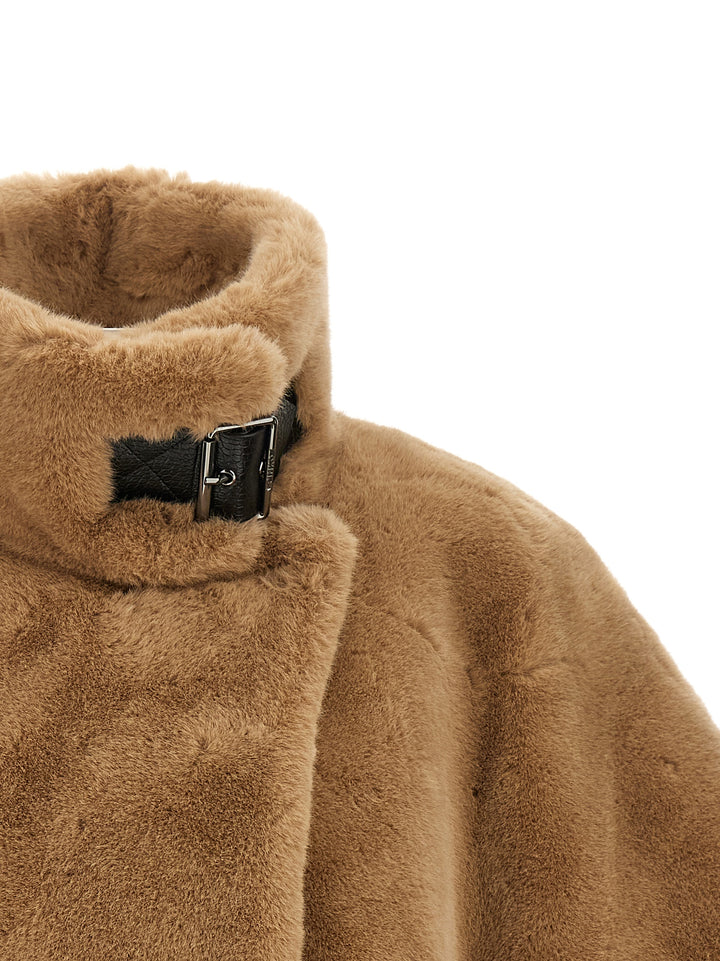 Pinko Cape Fur - Beige | 86482826914a09469e9212d3585e4f071402161a