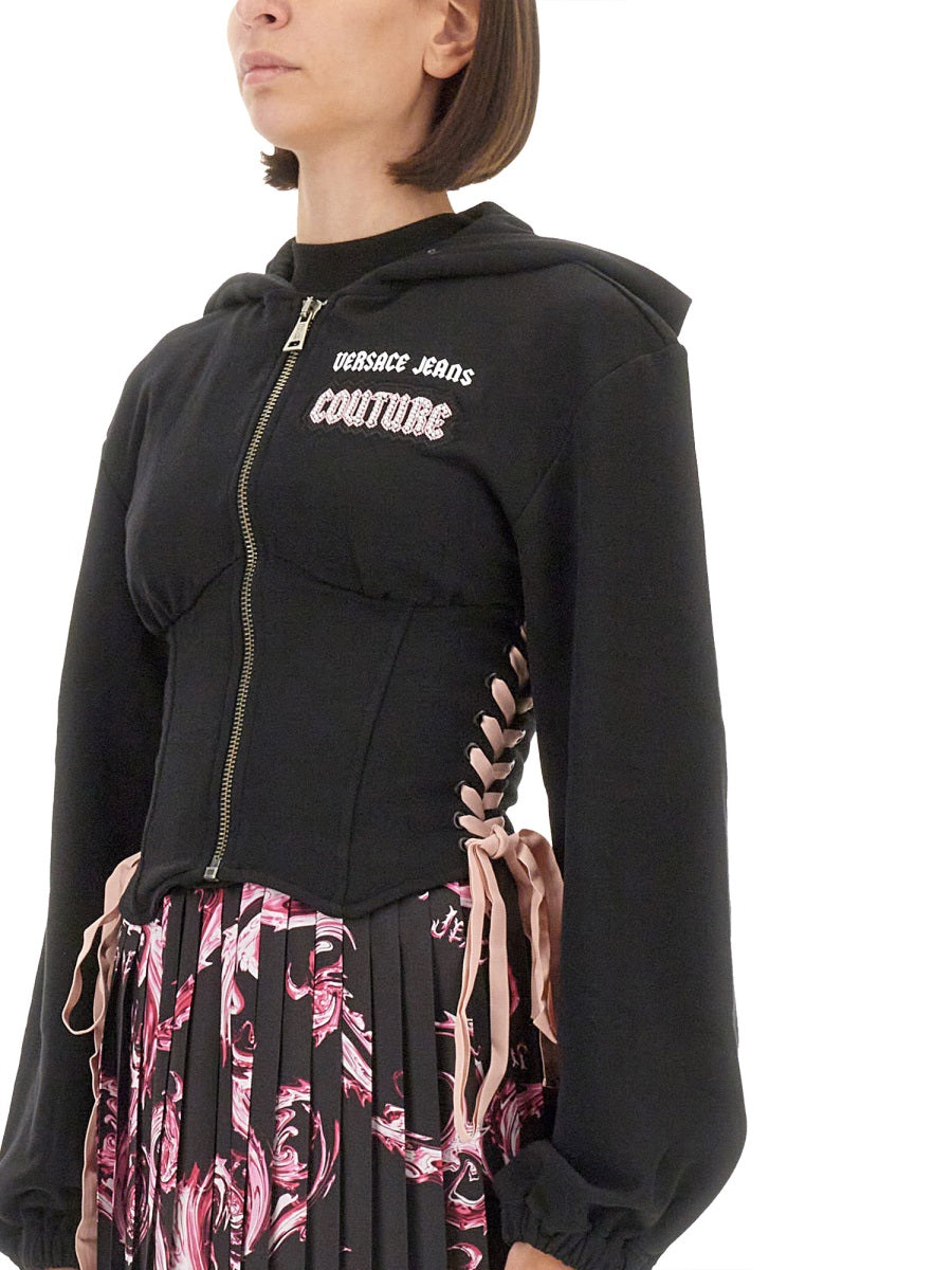 Versace Jeans Couture Sweatshirts - Black | Wanan Luxury