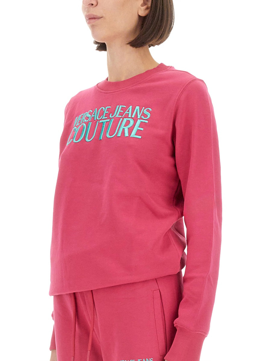Versace Jeans Couture Sweatshirts - Fuchsia | Wanan Luxury