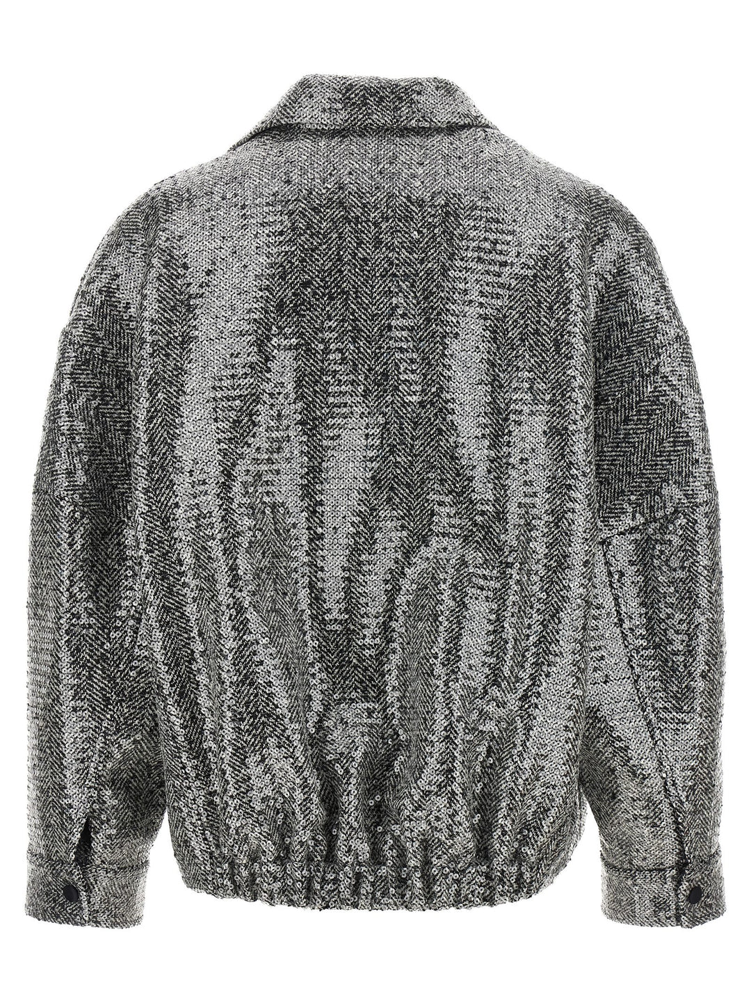 Pinko Sequin Caban Puffer Jackets - Silver | b5e6746db19dcf4b6fa0fd60d4ec9c468032674c