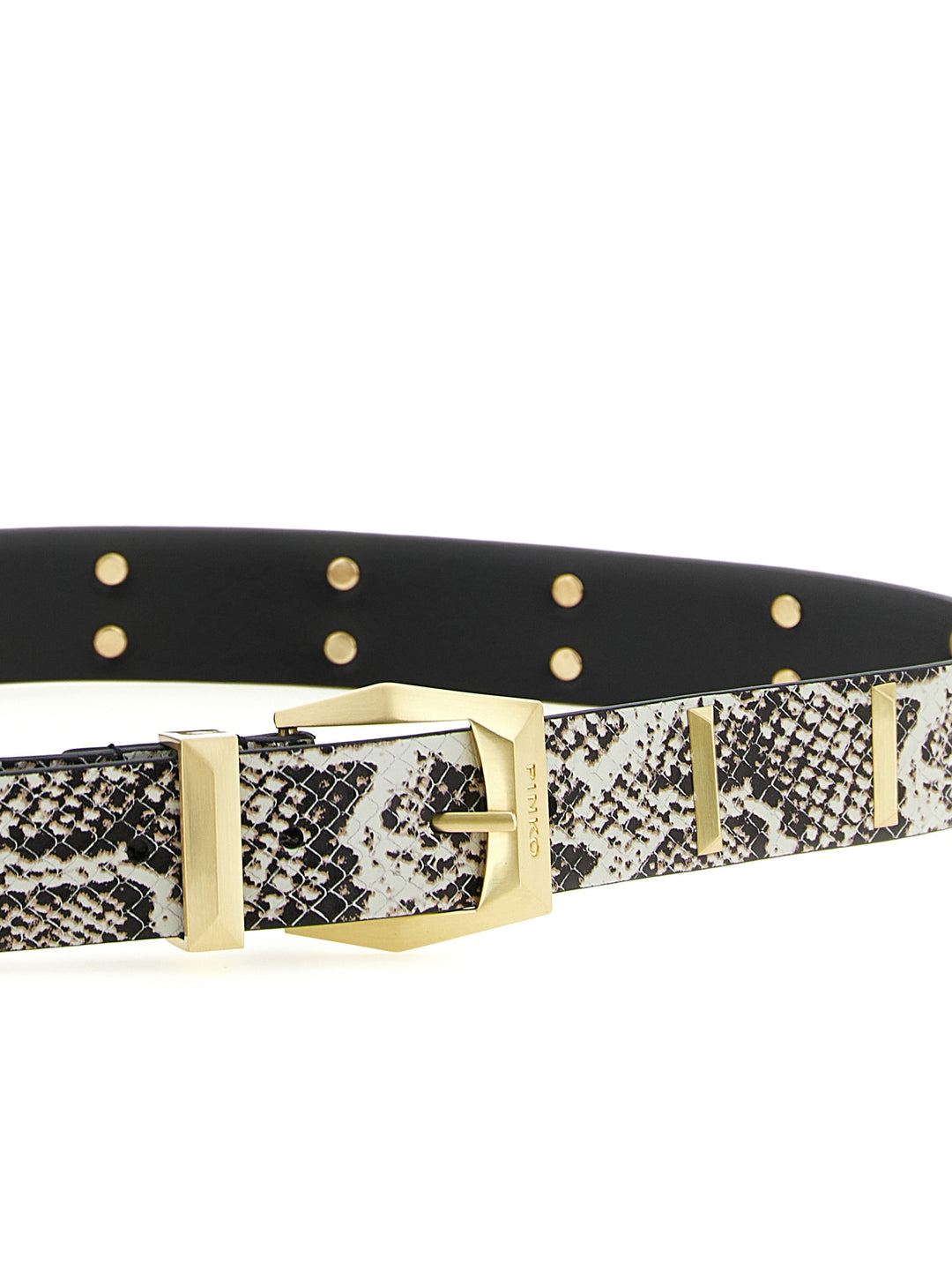 Pinko Python Belt Belts - Gray | e664d9d7b46abc0cf89d51be01ebd95a928ea73d