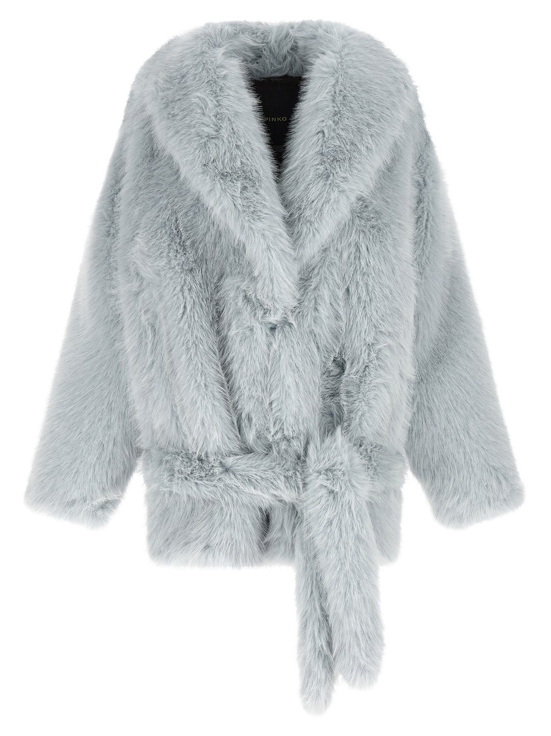 Pinko Faux  Blouson Fur - Light Blue | c7a12167cc19d949677312a36206b51bd7c79203
