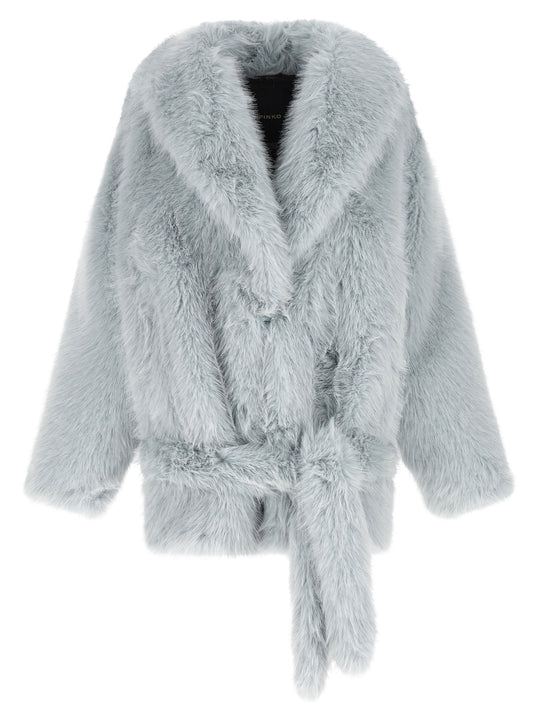 Faux Blouson Fur Light Blue