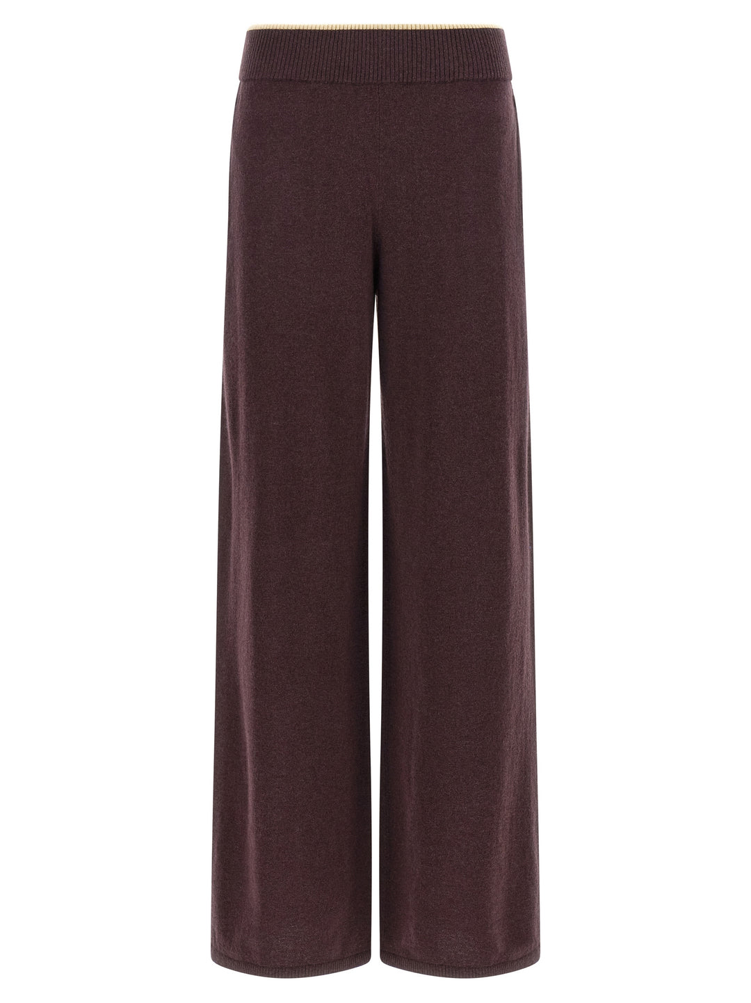 Pinko Mélange Knit Pants - Purple | fc171fc8f54c3c61b2b0c34a08c8aaa13d2cef95