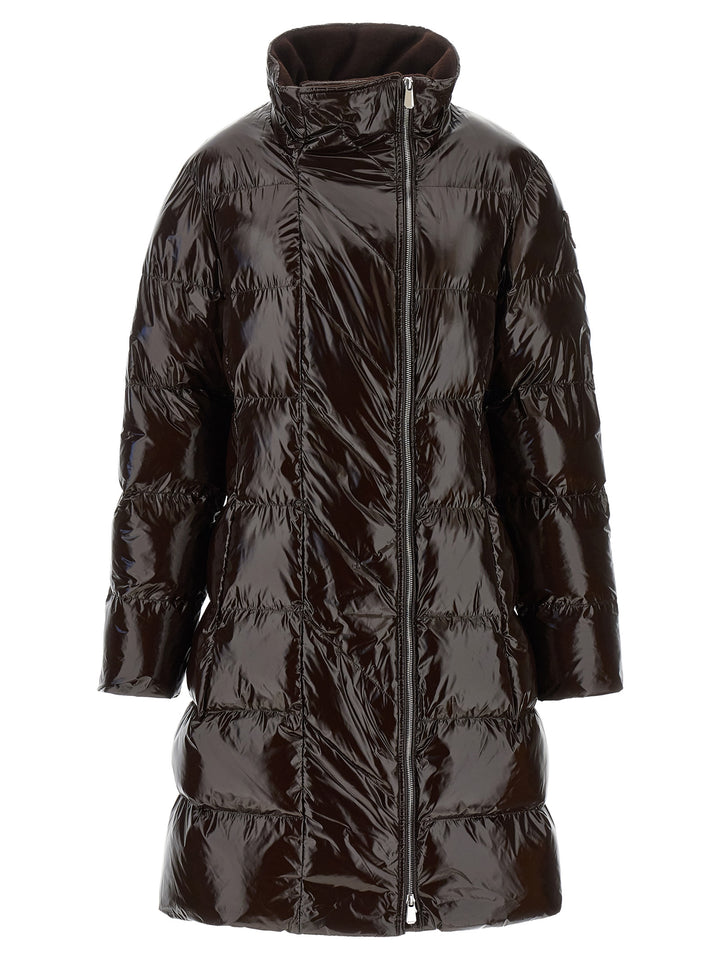 Pinko Love Birds Puffer Jackets - Brown | 1d1745aafd0575029a46d708721e333141df2a7a