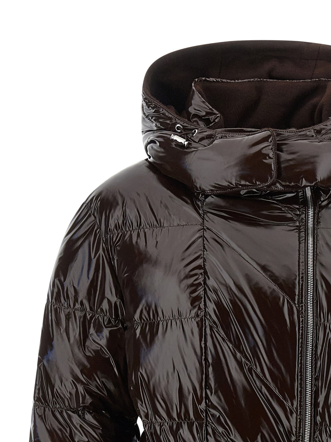 Pinko Love Birds Puffer Jackets - Brown | cf8b7307f844818482edcfe84dae4608b41c39cd