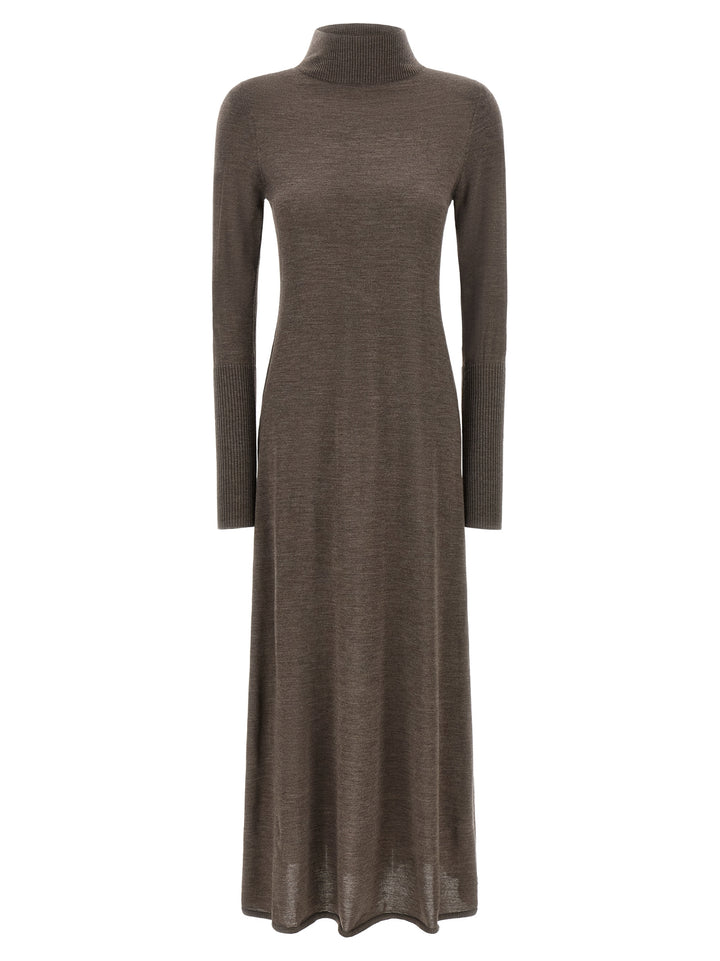 Pinko Turtleneck Dress Dresses - Beige | c58561b2e42c35a7f0a8f5986fbc7b8f2d662f75