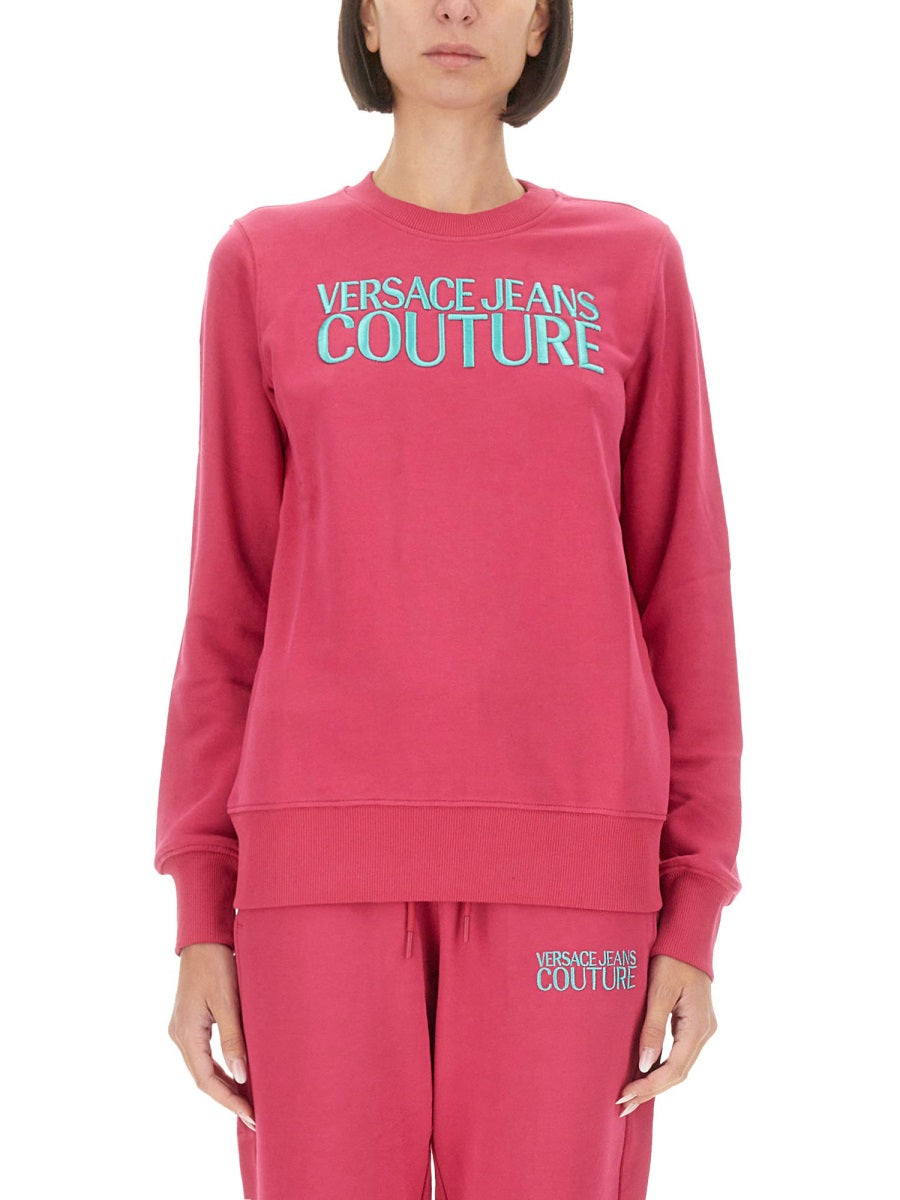 Versace Jeans Couture Sweatshirts - Fuchsia | Wanan Luxury