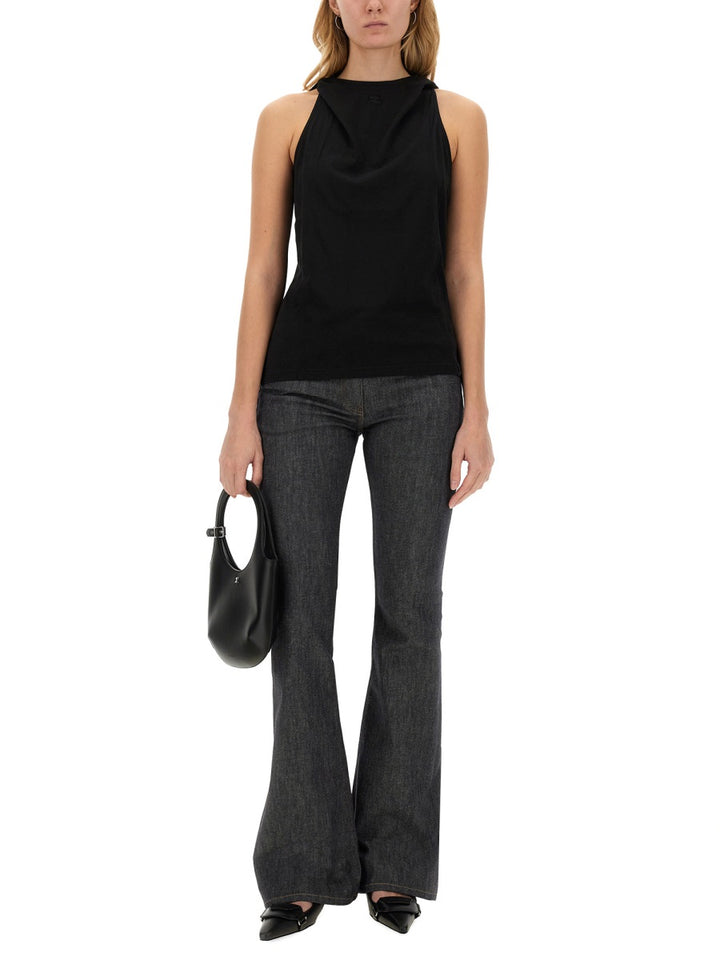 Courrèges Tops - Black | Wanan Luxury