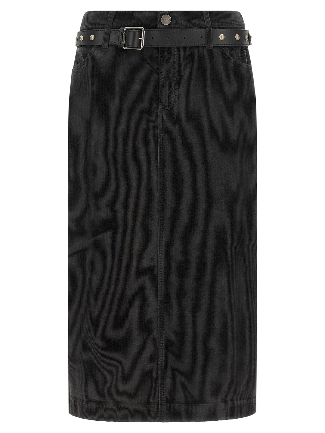 Pinko Corduroy Skirt Skirts - Black | d84ec28d4a873c88a04bbdd58e10fbb80052b0bc